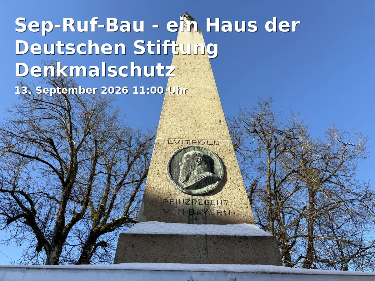 Event: Sep-Ruf-Bau - ein Haus der Deutschen Stiftung Denkmalschutz in Sep-Ruf-Bau, Schlegelstr. 1, 53113 Bonn on 13. September 2026