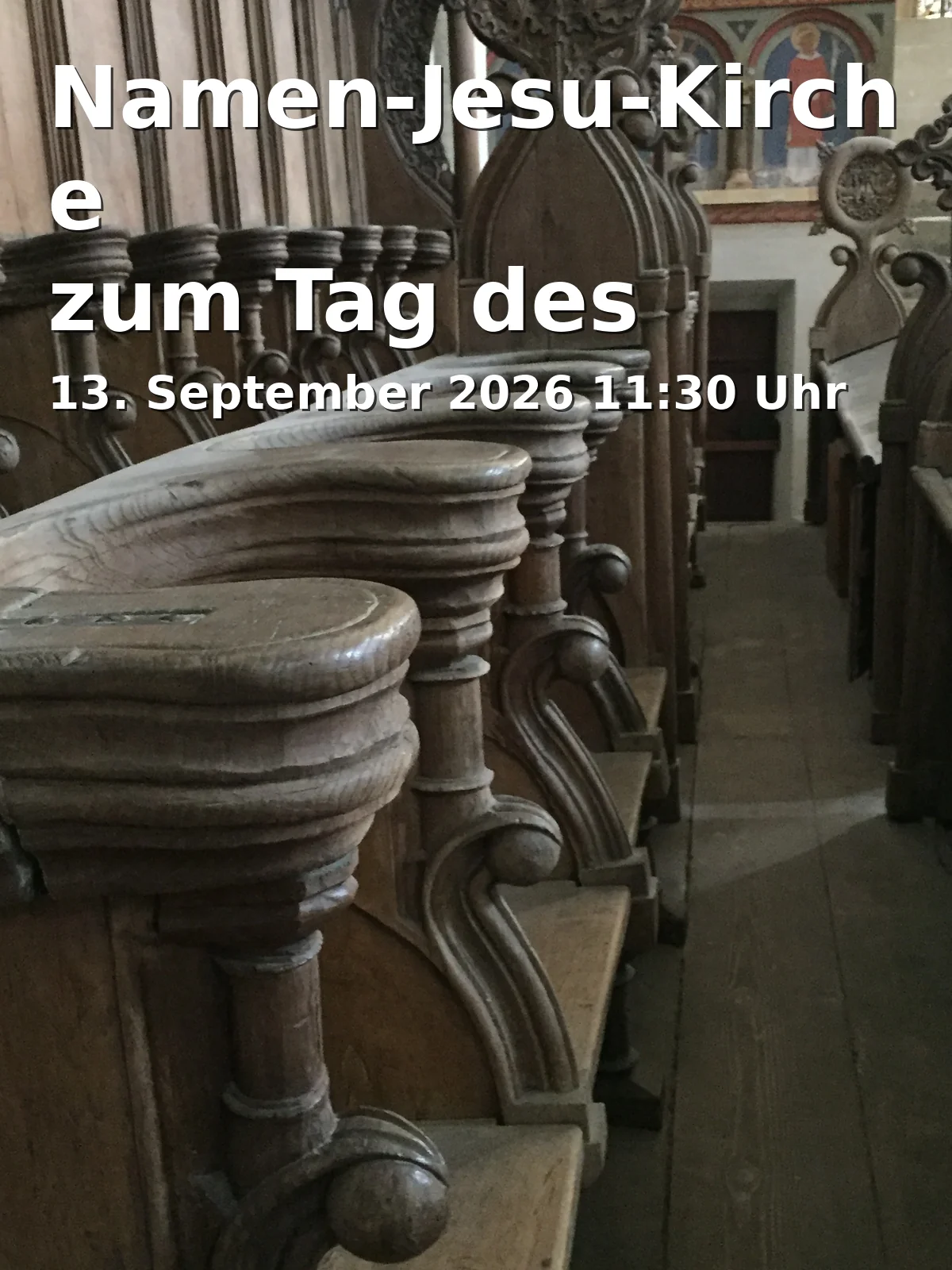 Event: Namen-Jesu-Kirche zum Tag des offenen Denkmals in Namen-Jesu-Kirche, Bonngasse 8, 53111 Bonn on 13. September 2026