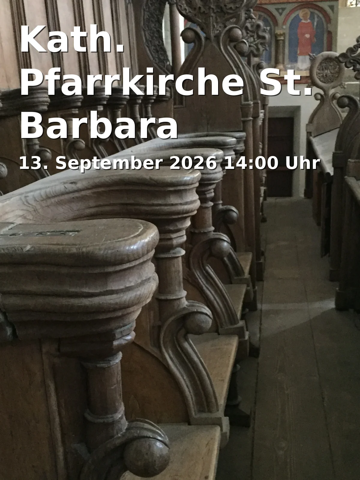 Event: Kath. Pfarrkirche St. Barbara in Kath. Pfarrkirche St. Barbara, Lückingstraße 14, 53127 Bonn on 13. September 2026