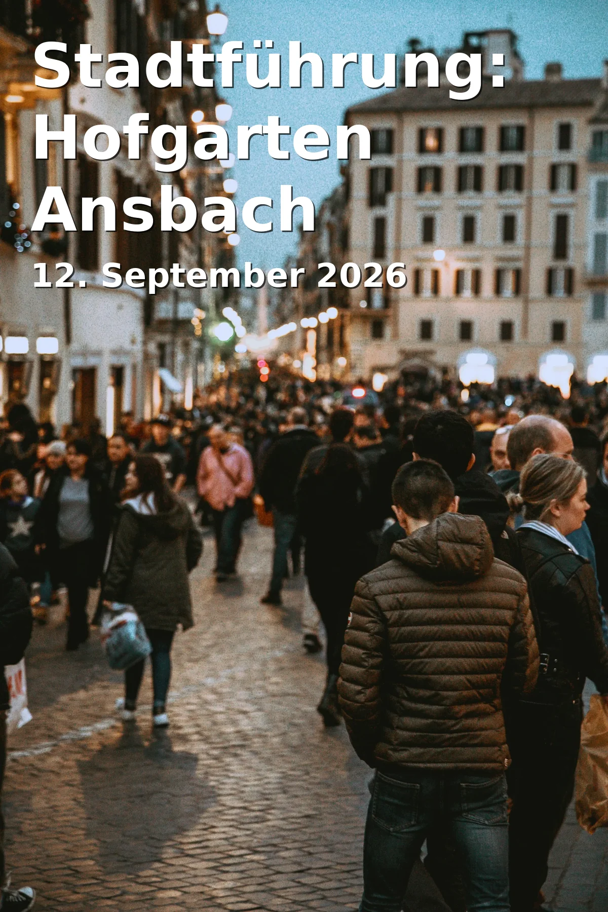 Stadtführung: Hofgarten Ansbach