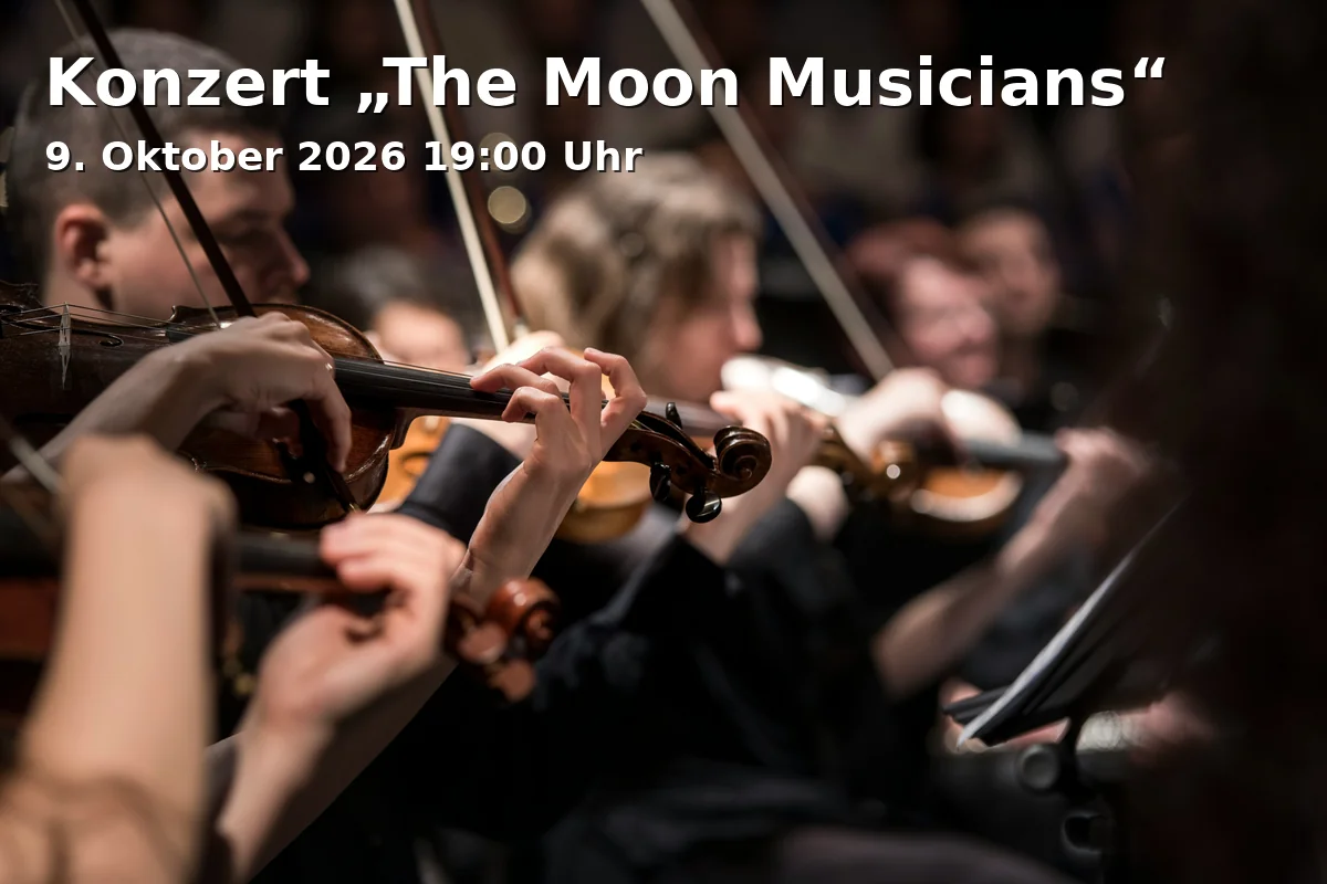 Event: Konzert „The Moon Musicians“ in Lutherkirche Duissern, Martinstr. 39, 47058 Duisburg on 9. Oktober 2026