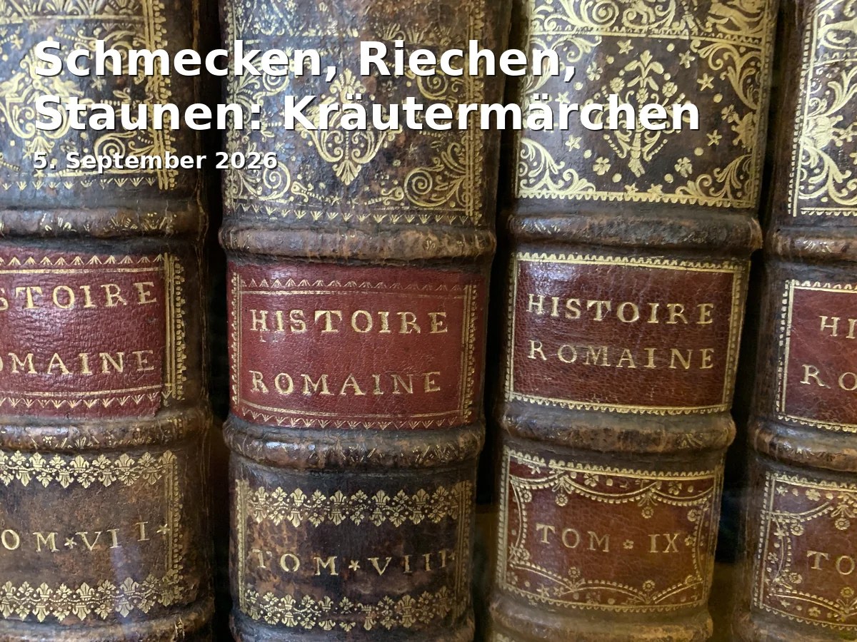 Event: Schmecken, Riechen, Staunen: Kräutermärchen in Märchenzelt beim abraxas, Sommestr. 30, 86156 Augsburg on 5. September 2026