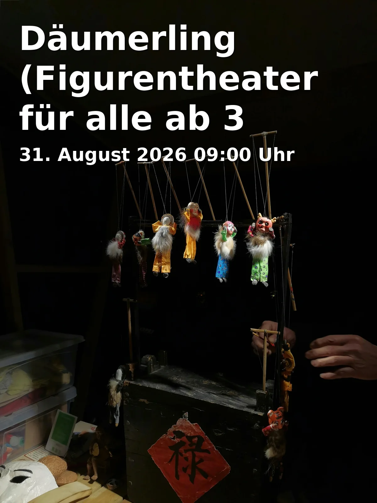 Event: Däumerling (Figurentheater für alle ab 3 Jahren) in Theater in der Kaffeetwete, Kaffeetwete 4a, 38100 Braunschweig on 31. August 2026