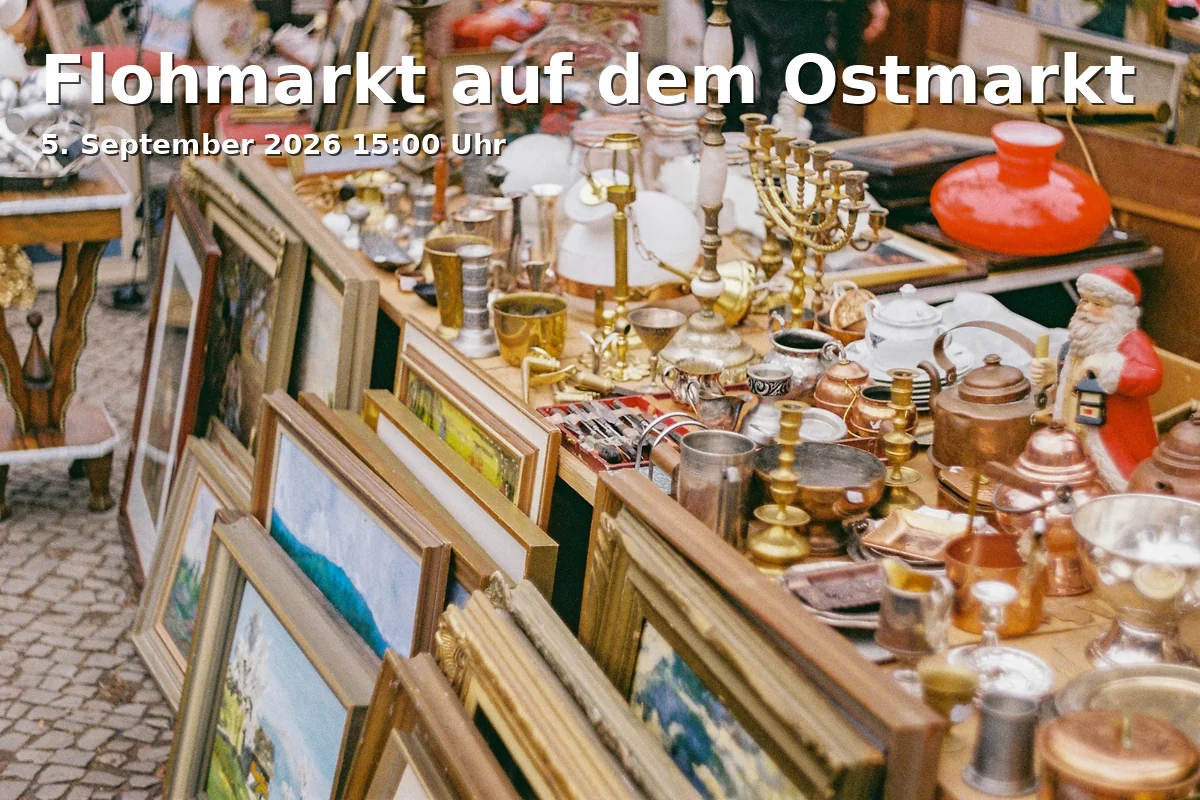 Event: Flohmarkt auf dem Ostmarkt in Jakobuskirchplatz, 33604 Bielefeld on 5. September 2026