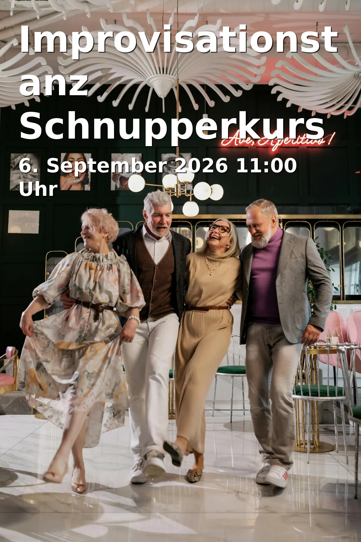 Event: Improvisationstanz Schnupperkurs für Frauen in BellZett e. V., Sudbrackstrasse 36a, 33611 Bielefeld on 6. September 2026