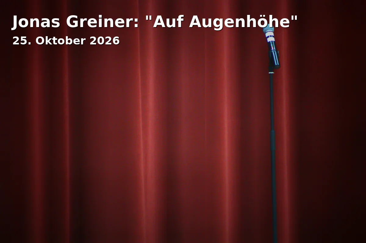 Event: Jonas Greiner: "Auf Augenhöhe" in Schloßhof, Schloßhof 4c, 82229 Güntering on 25. Oktober 2026