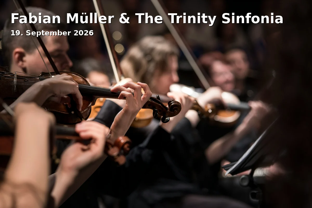 Event: Fabian Müller & The Trinity Sinfonia in Beethovenhalle, Wachsbleiche 16, 53111 Bonn on 19. September 2026