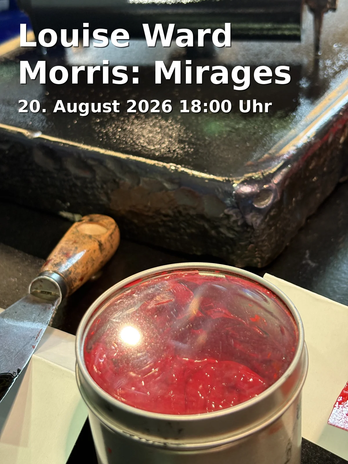 Event: Louise Ward Morris: Mirages in Wissenschaftsschaufenster, Waisenhausdamm 8, 38100 Braunschweig on 20. August 2026