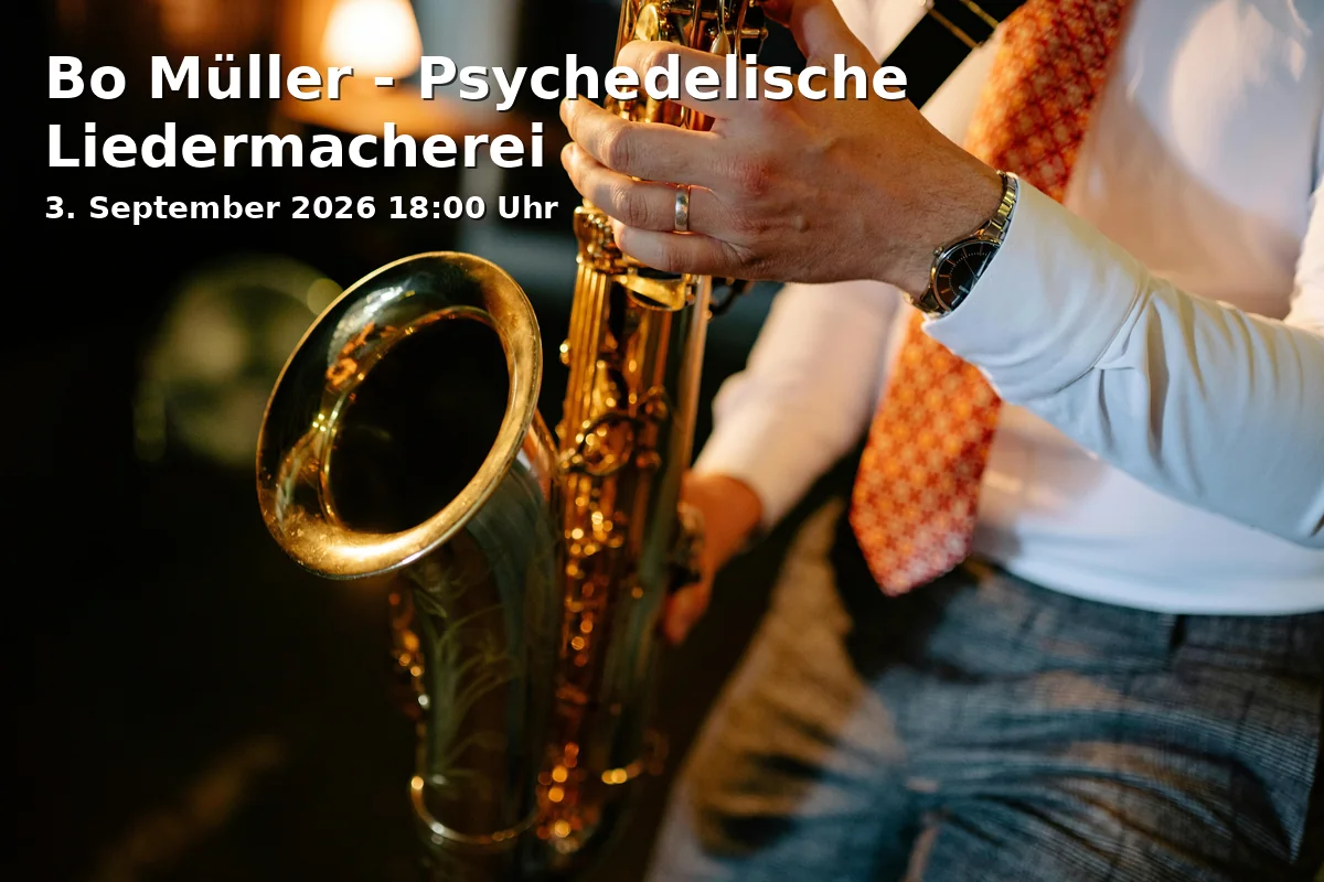 Event: Bo Müller - Psychedelische Liedermacherei in KufA Haus, Westbahnhof 13, 38118 Braunschweig on 3. September 2026