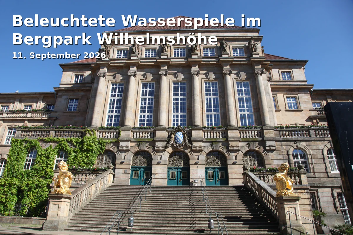 Event: Beleuchtete Wasserspiele im Bergpark Wilhelmshöhe in Bergpark Wilhelmshöhe, Schlosspark 9, Kassel on 11. September 2026