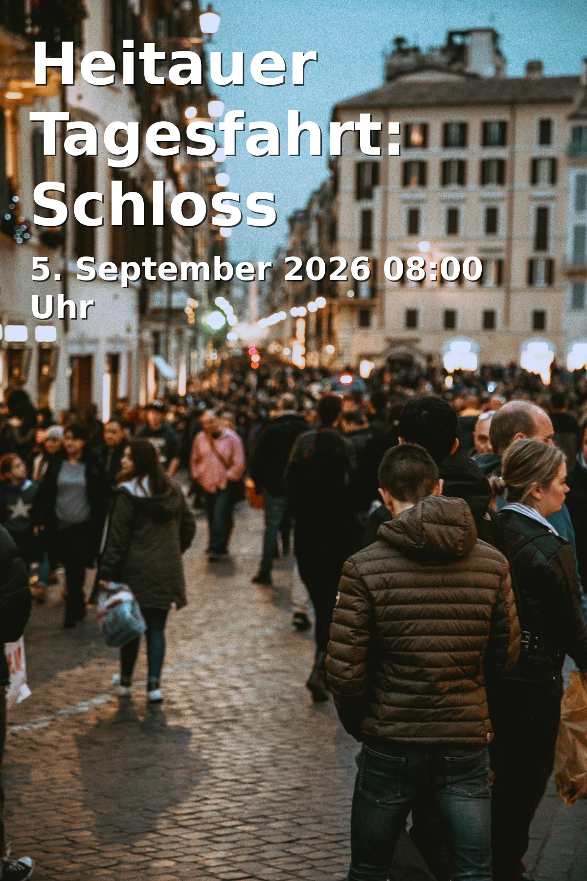 Event: Heitauer Tagesfahrt: Schloss Linderhof