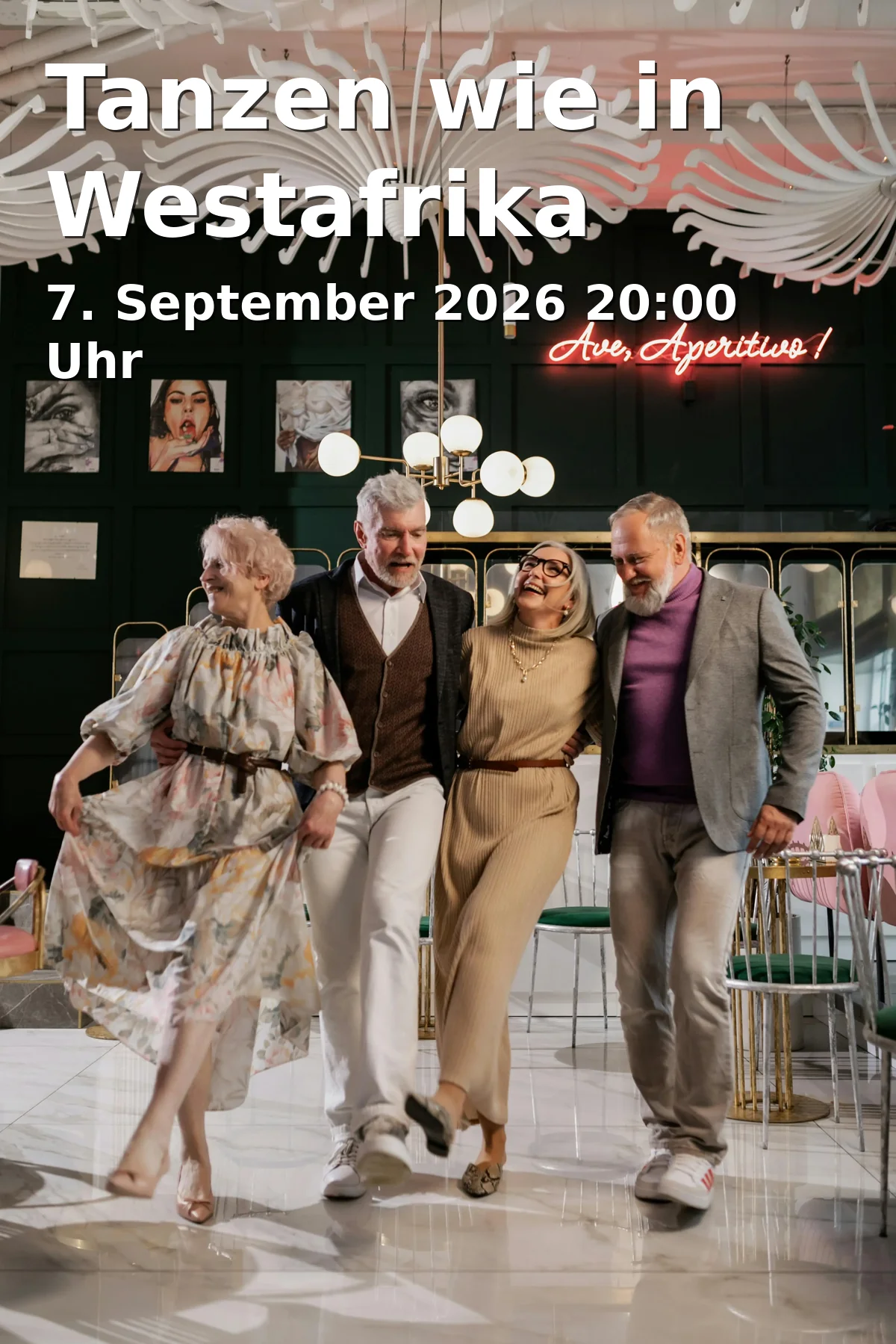 Event: Tanzen wie in Westafrika in BellZett e.V., Sudbrackstr. 36 a, 33611 Bielefeld on 7. September 2026
