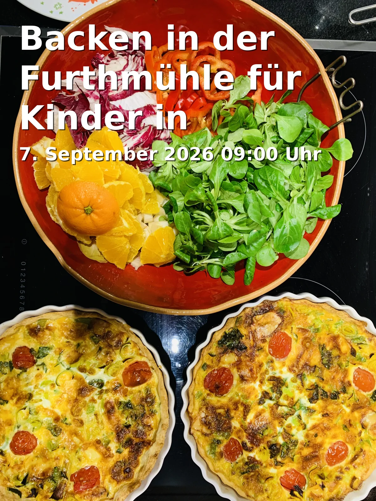 Event: Backen in der Furthmühle für Kinder in Egenhofen in Furthmühle 1, 82281 Egenhofen on 7. September 2026