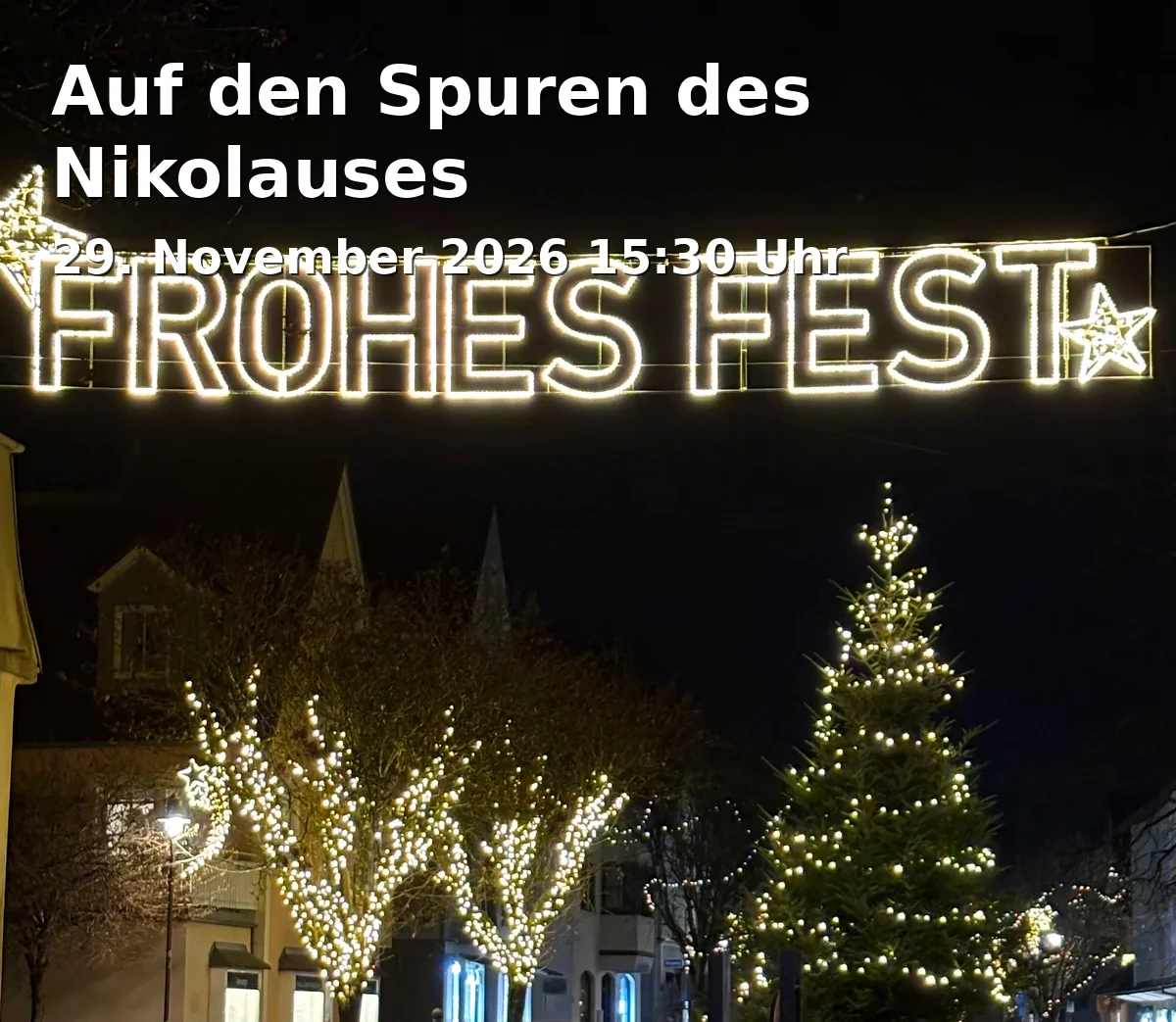 Event: Auf den Spuren des Nikolauses