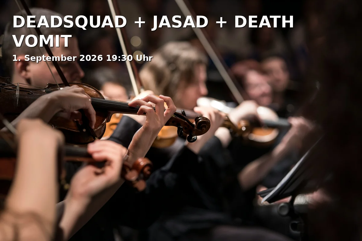 Event: DEADSQUAD + JASAD + DEATH VOMIT in Goldgrube, Eisenschmiede 85, 34127 Kassel on 1. September 2026