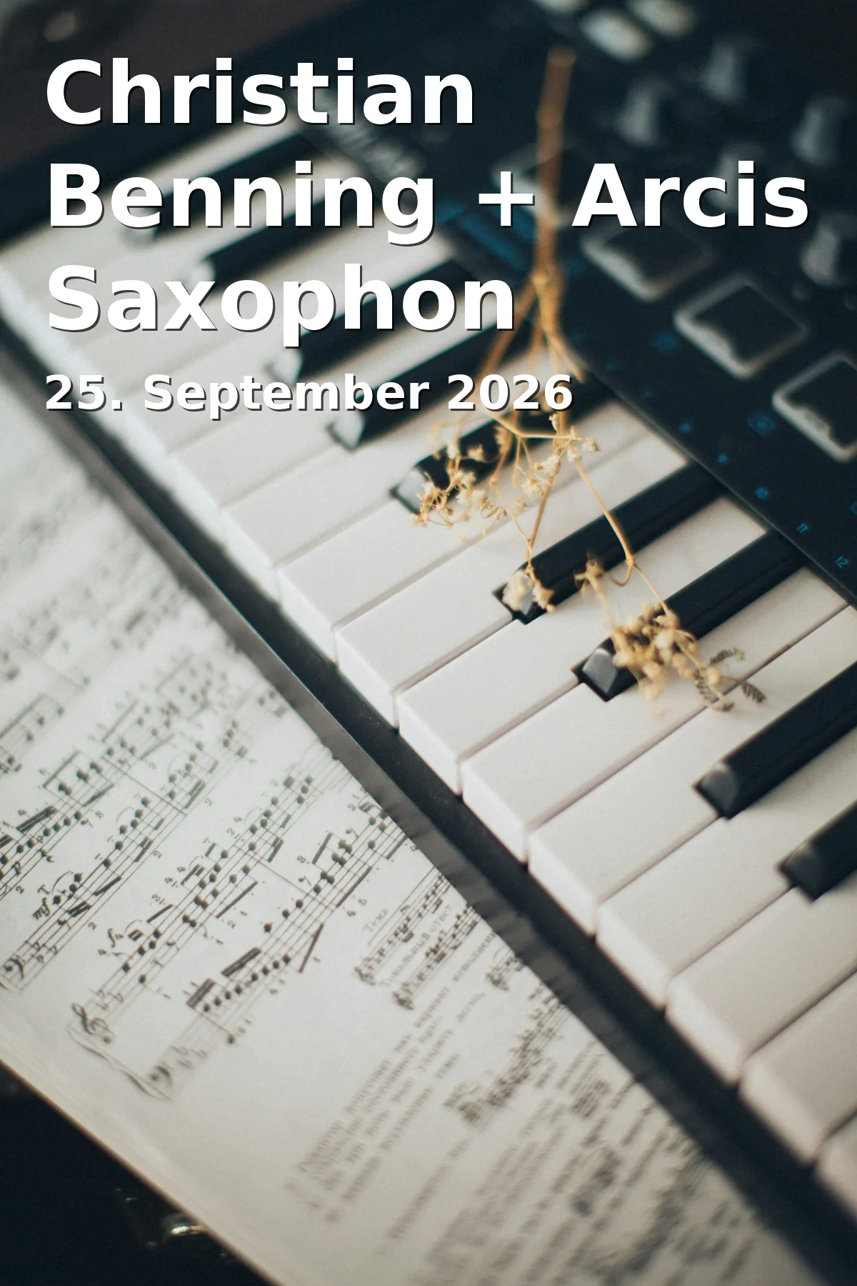 Event: Christian Benning + Arcis Saxophon Quartett – Urban Rhapsody in Friedenskirche Dachau, Friedenstraße 1, 85221 Dachau on 25. September 2026