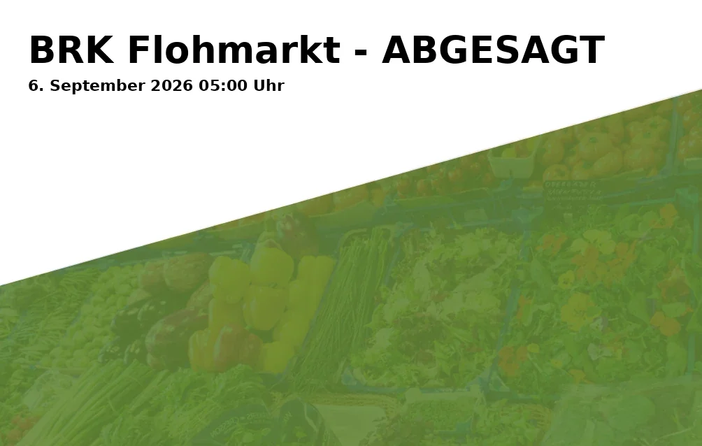 Event: BRK Flohmarkt - ABGESAGT