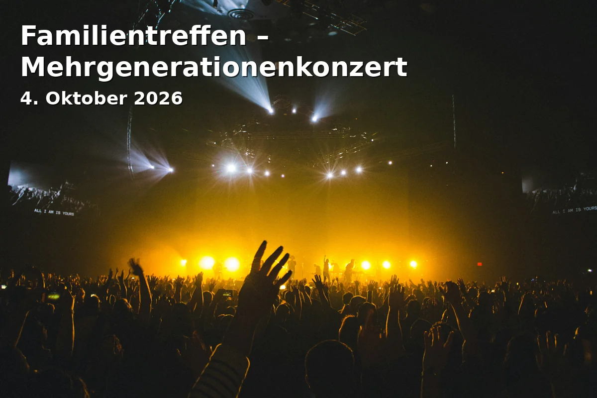 Event: Familientreffen – Mehrgenerationenkonzert in Kaufmannskirche, Anger 73, 99084 Erfurt on 4. Oktober 2026