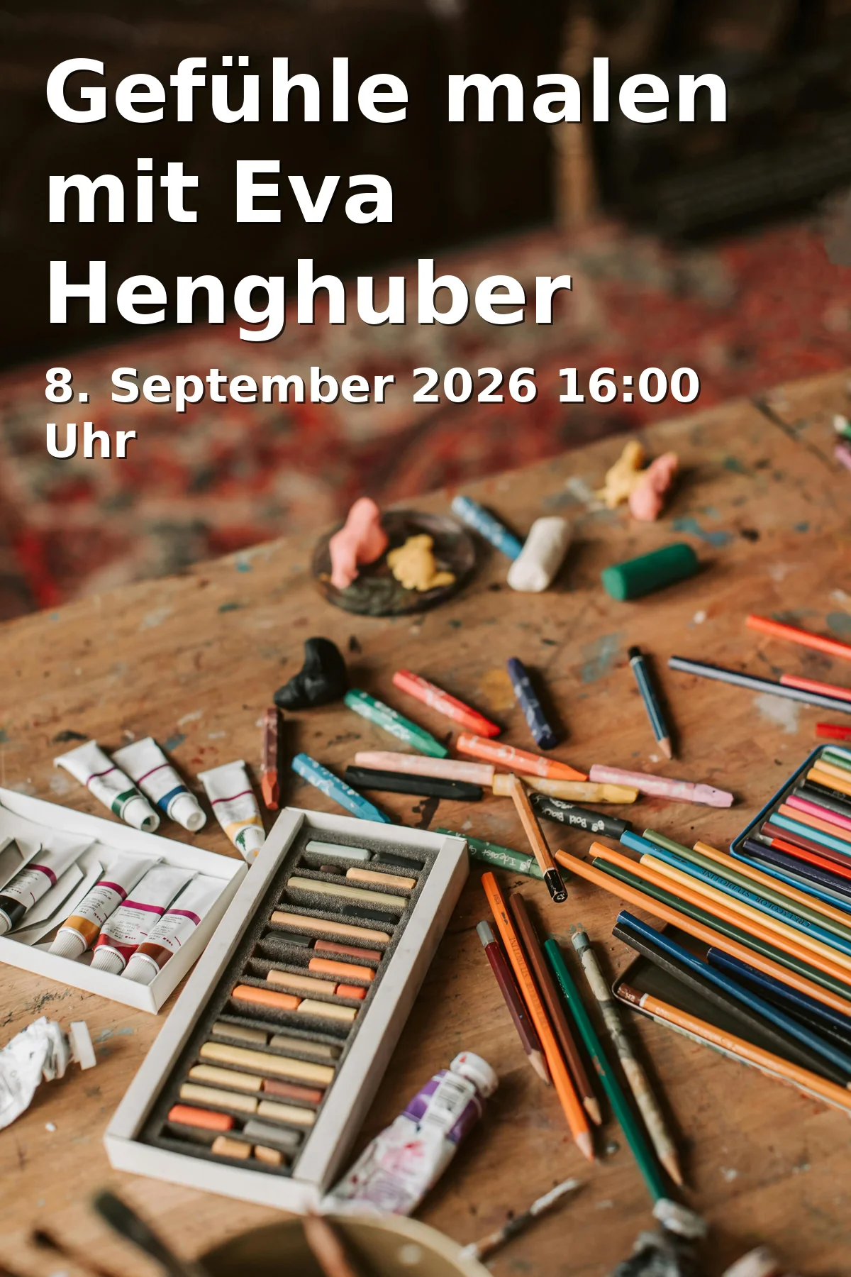 Event: Gefühle malen mit Eva Henghuber in Kulturhaus Neuperlach – KulturBunt, Albert-Schweitzer-Straße 62, 81735 München on 8. September 2026