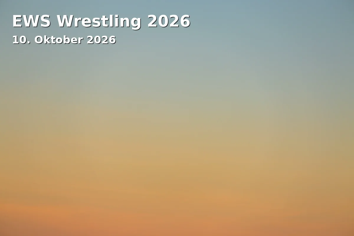 Event: EWS Wrestling 2026 in ASV Halle Dachau, Gröbenriederstraße 21, 85221 Dachau on 10. Oktober 2026