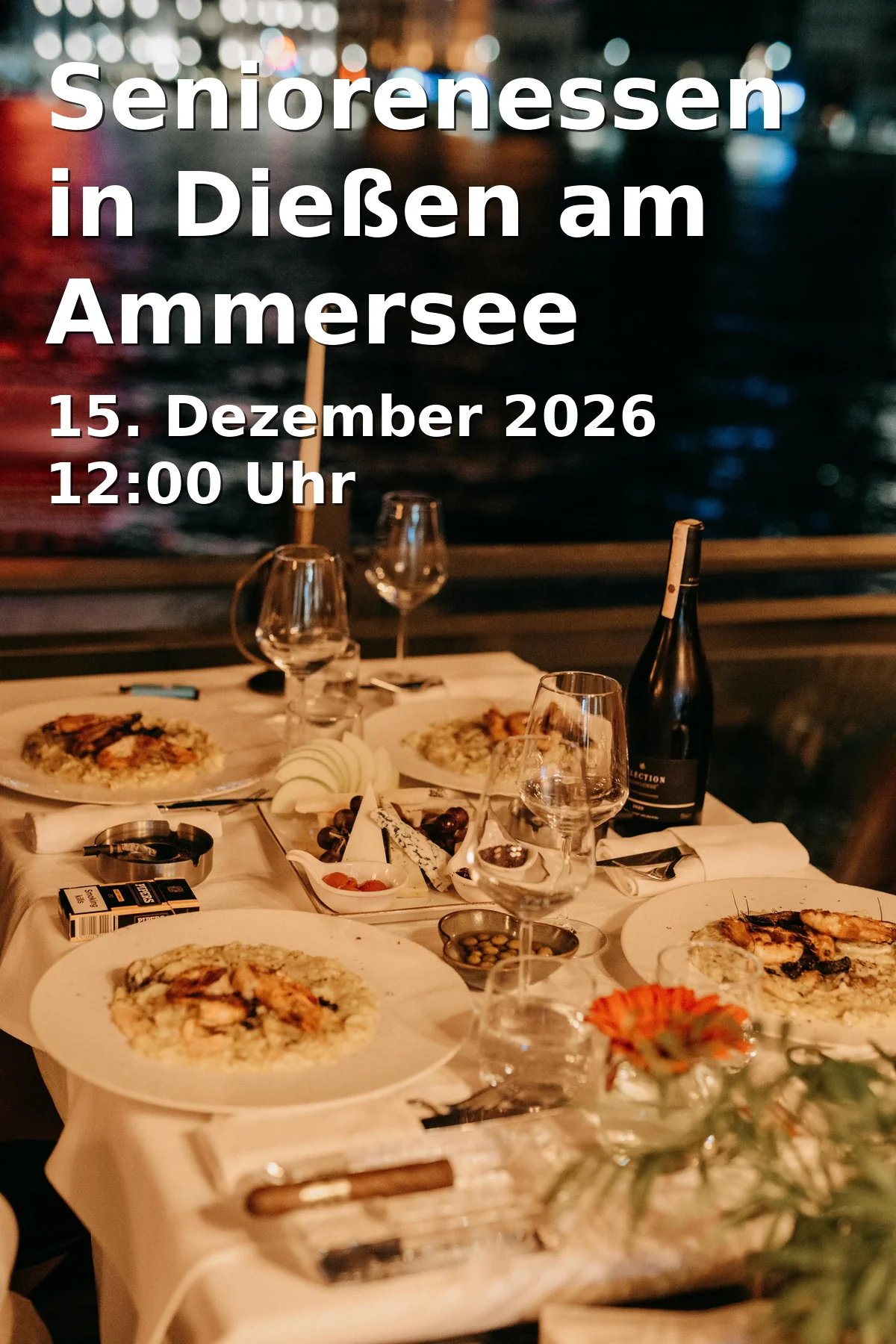 Event: Seniorenessen in Dießen am Ammersee in Unterbräu, Mühlstraße 36, 86911 Dießen am Ammersee on 15. Dezember 2026