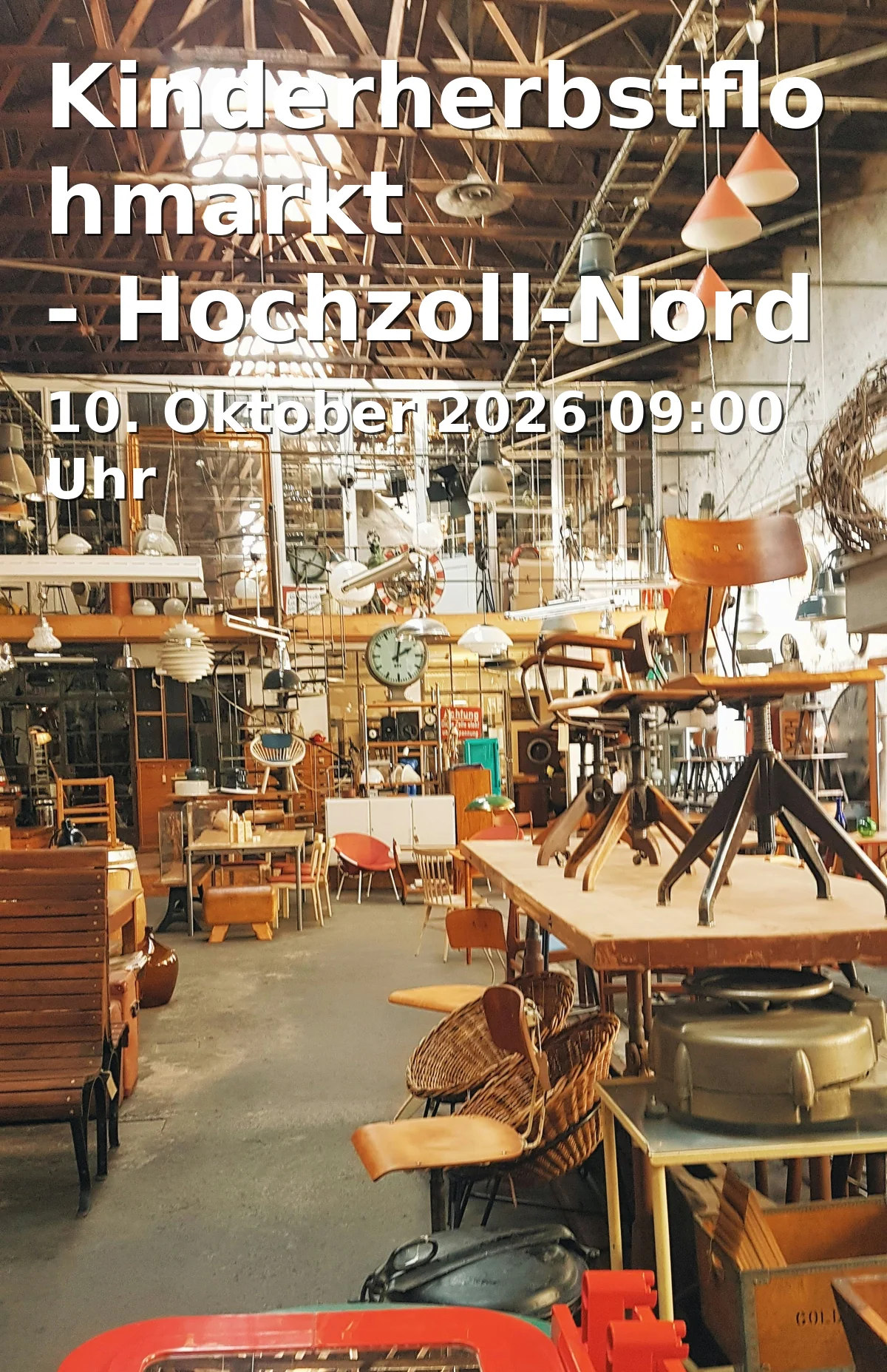 Event: Kinderherbstflohmarkt - Hochzoll-Nord in Pfarrsaal Hl. Geist, Salzmannstraße 8, 86163 Augsburg on 10. Oktober 2026