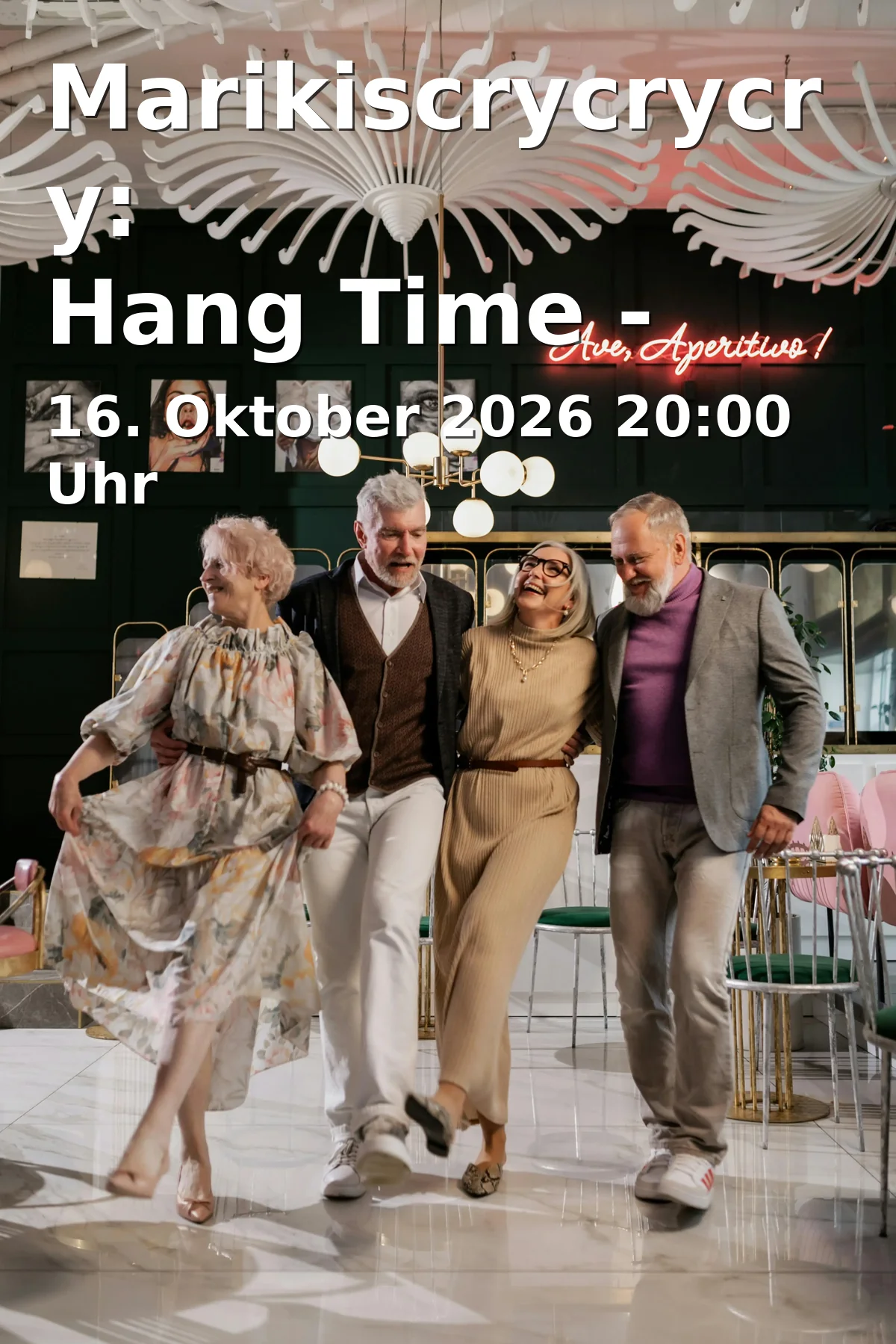 Event: Marikiscrycrycry: Hang Time - The Niggaz’ I-Ching