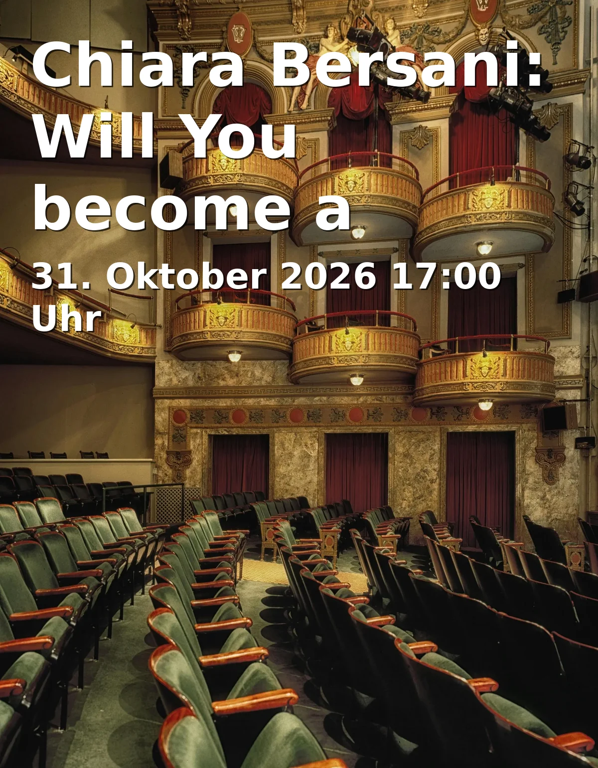 Event: Chiara Bersani: Will You become a Zombie with Me?