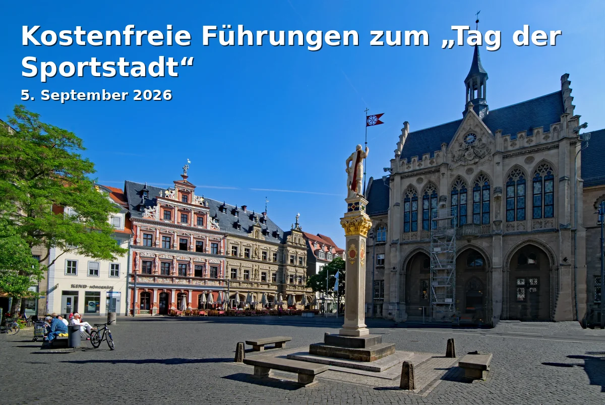 Event: Kostenfreie Führungen zum „Tag der Sportstadt“ in Stadtmuseum Erfurt, Johannesstraße 169, 99084 Erfurt on 5. September 2026