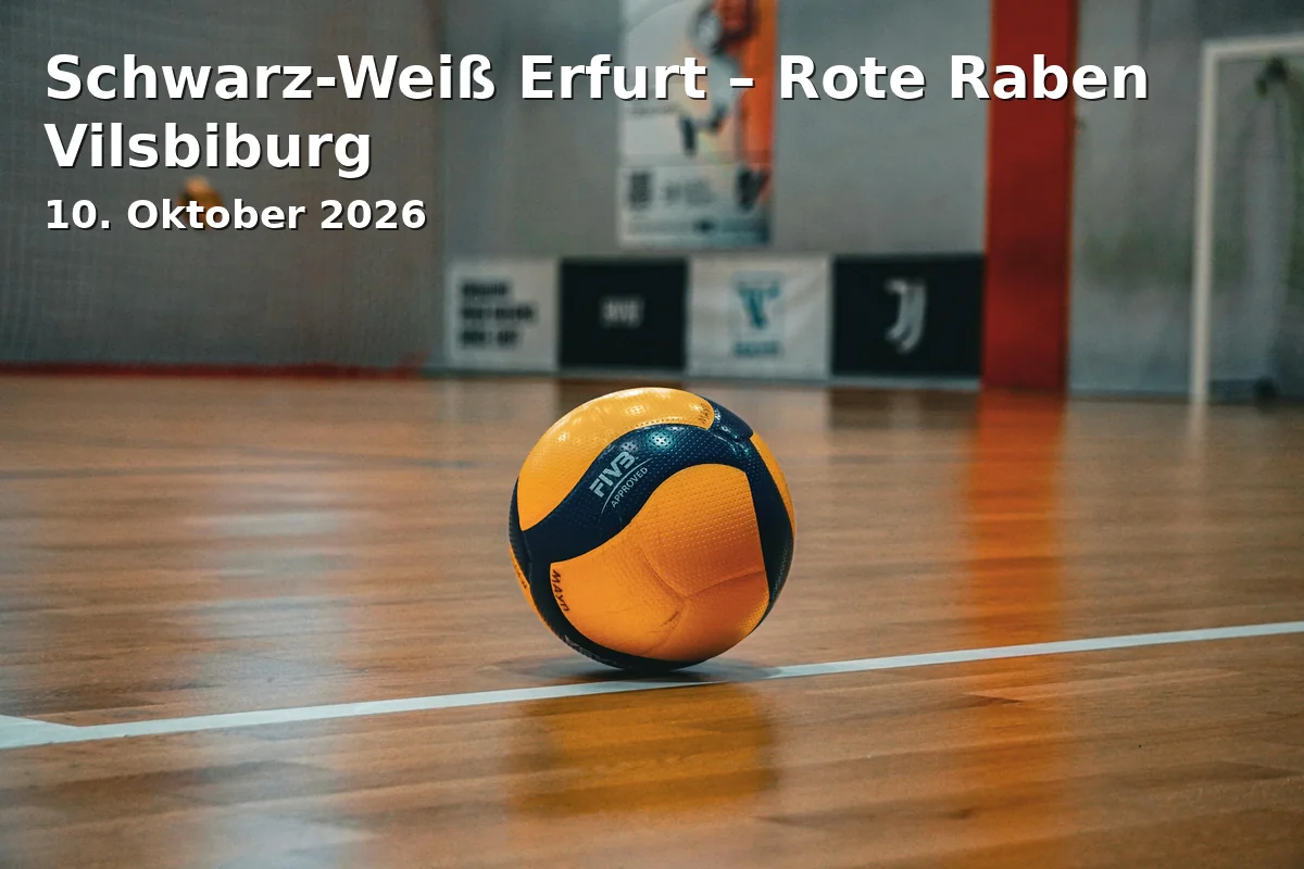 Event: Schwarz-Weiß Erfurt – Rote Raben Vilsbiburg in Riethsporthalle, Essener Str. 33, 99089 Erfurt on 10. Oktober 2026