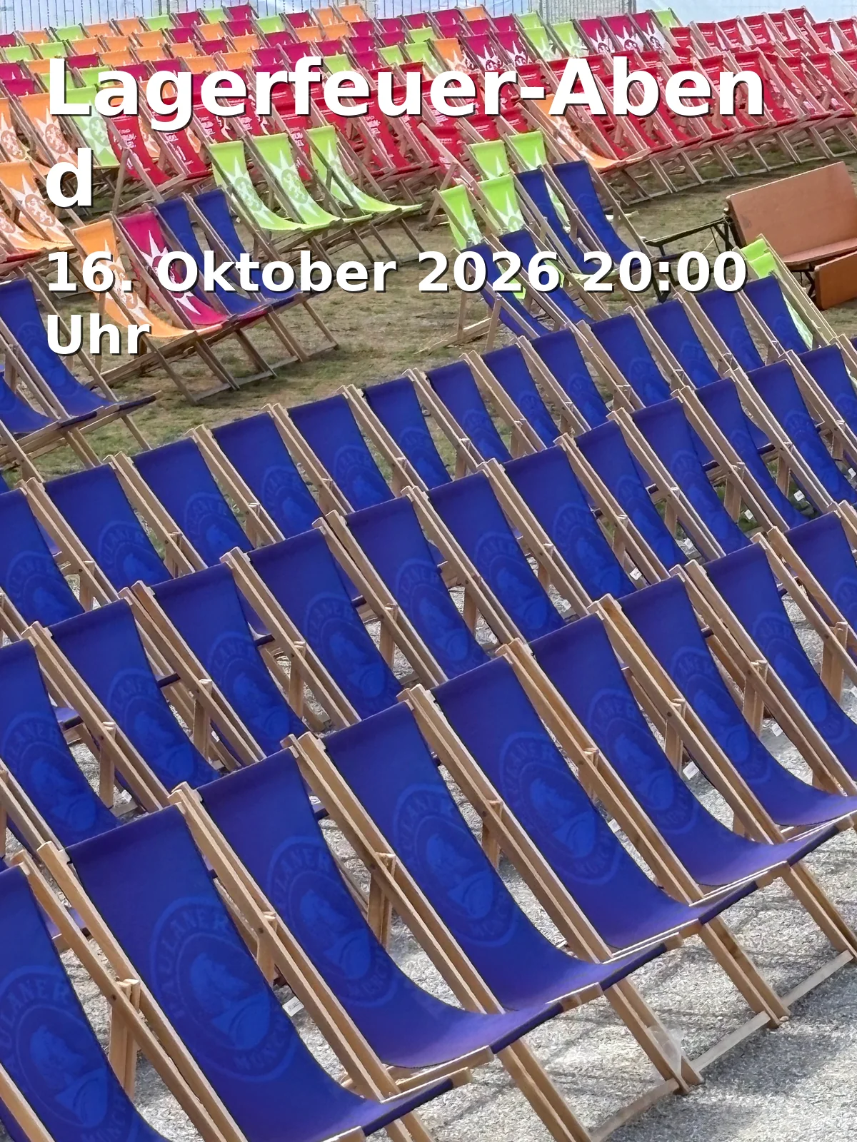 Event: Lagerfeuer-Abend in Sommestraße 30, 86156 Augsburg on 16. Oktober 2026