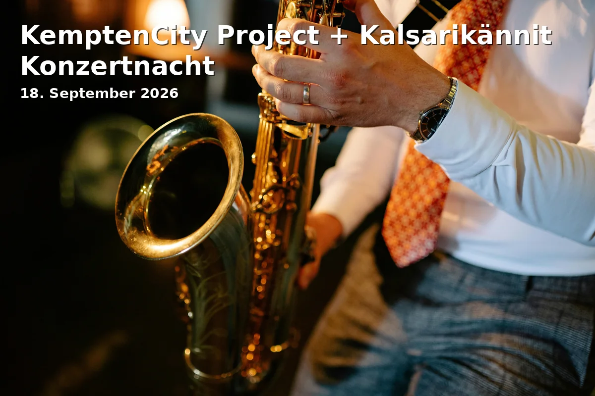 Event: KemptenCity Project + Kalsarikännit Konzertnacht
