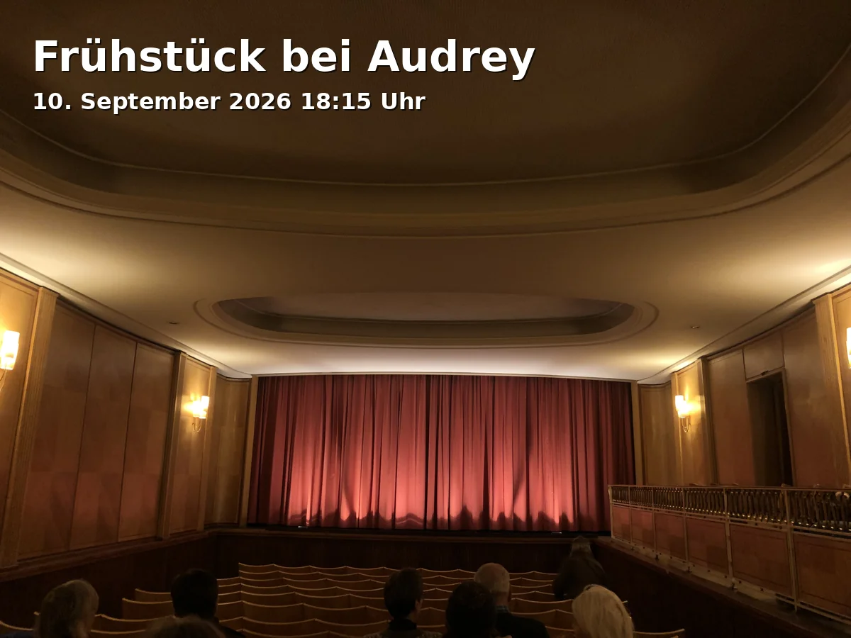 Event: Frühstück bei Audrey in filmforum, Dellplatz 16, 47051 Duisburg on 10. September 2026