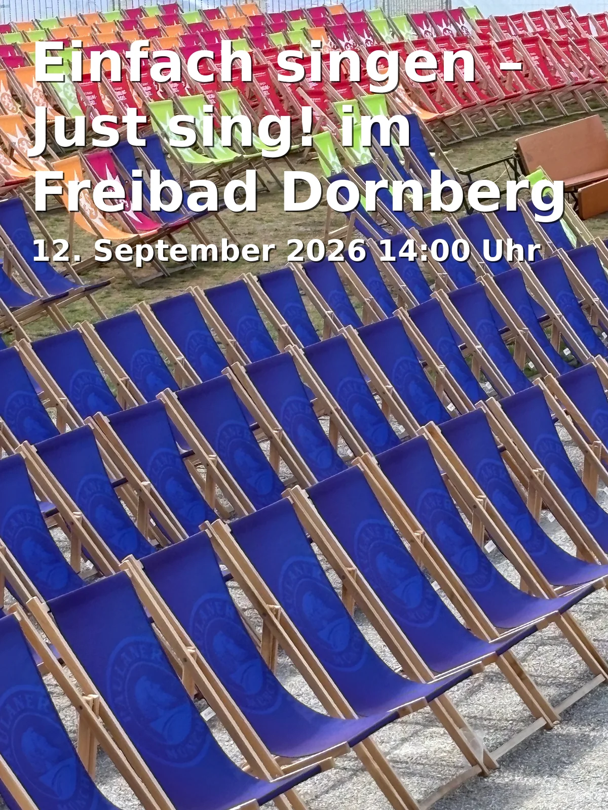 Event: Einfach singen – Just sing! im Freibad Dornberg
