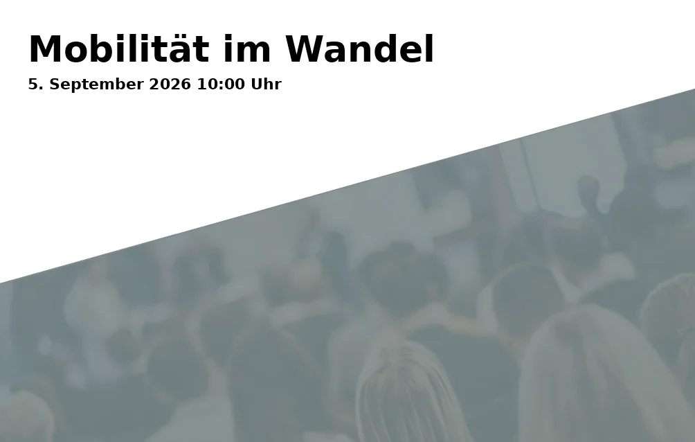 Event: Mobilität im Wandel in m25, Münsterplatz 25, 89073 Ulm on 5. September 2026