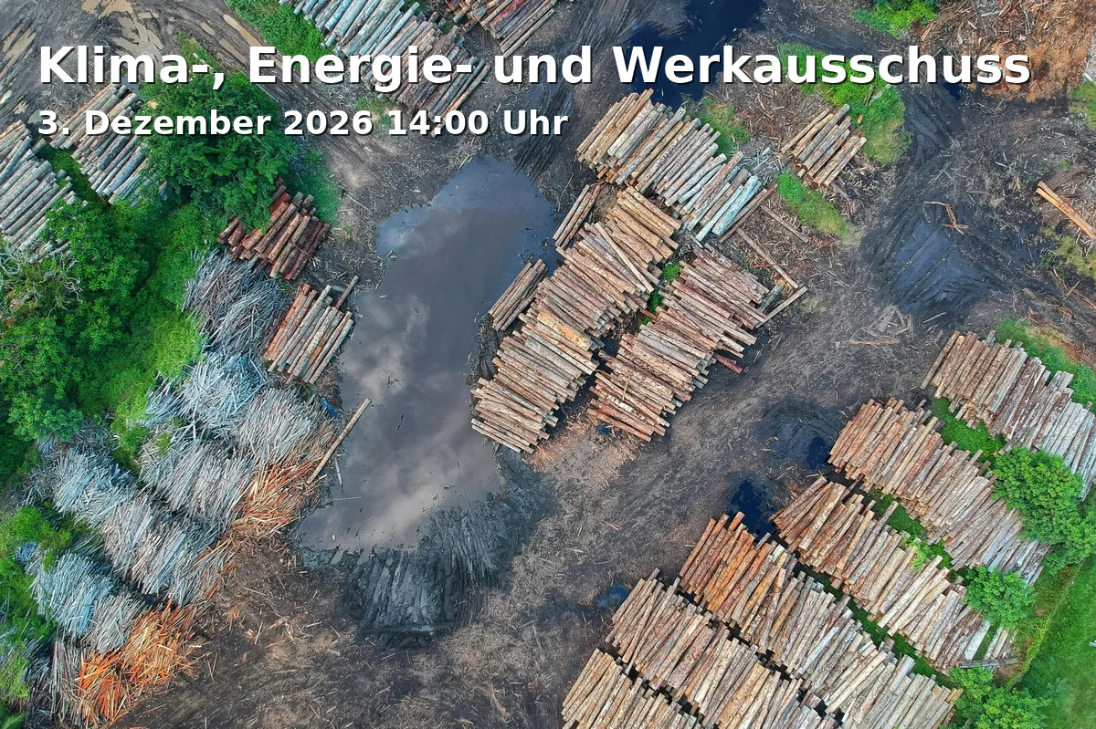 Event: Klima-, Energie- und Werkausschuss in Landratsamt Neu-Ulm, Sitzungssaal 400, Kantstraße 8, 89231 Neu-Ulm on 3. Dezember 2026