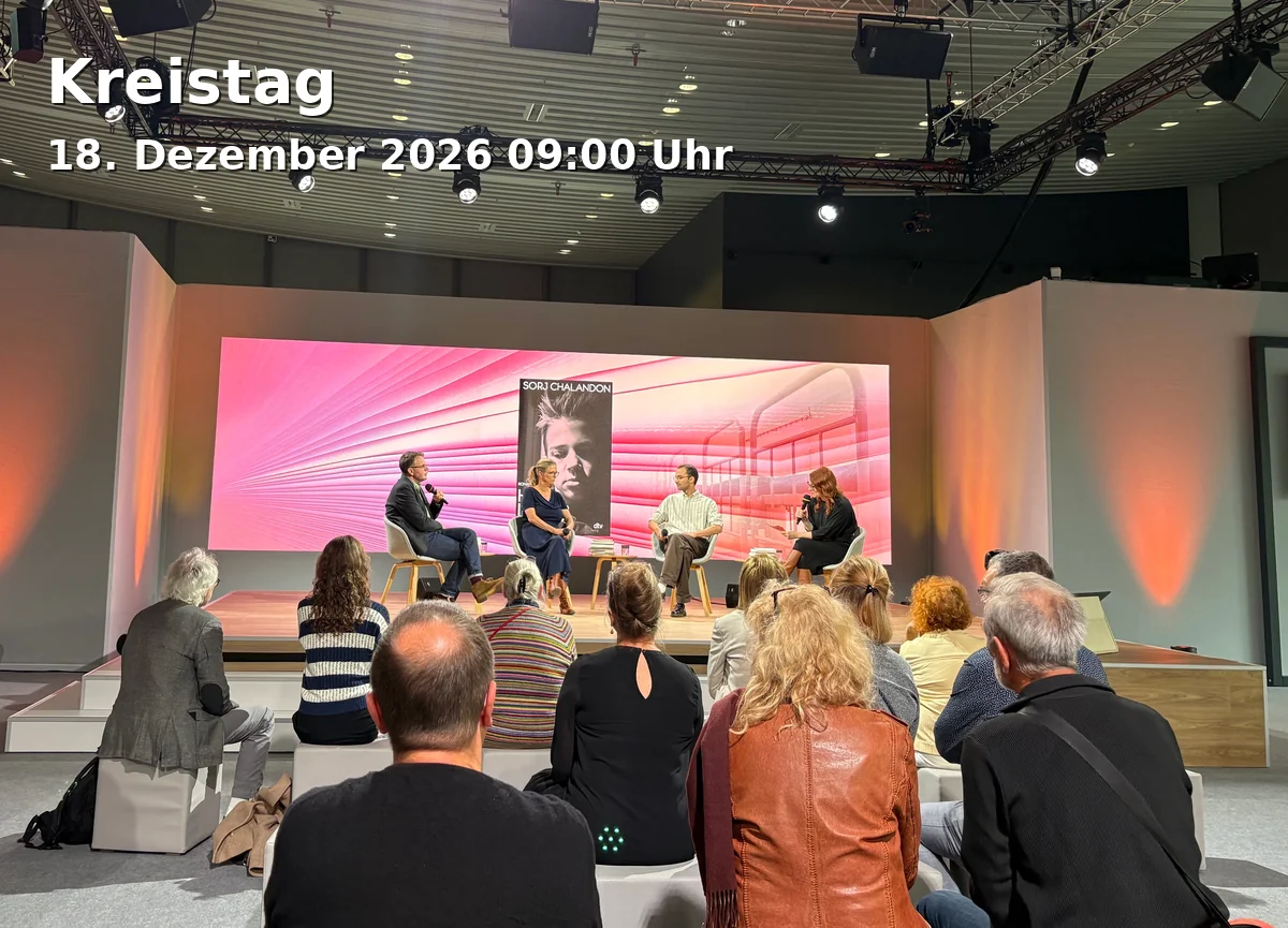 Event: Kreistag in Landratsamt Neu-Ulm, Kantstraße 8, 89231 Neu-Ulm on 18. Dezember 2026
