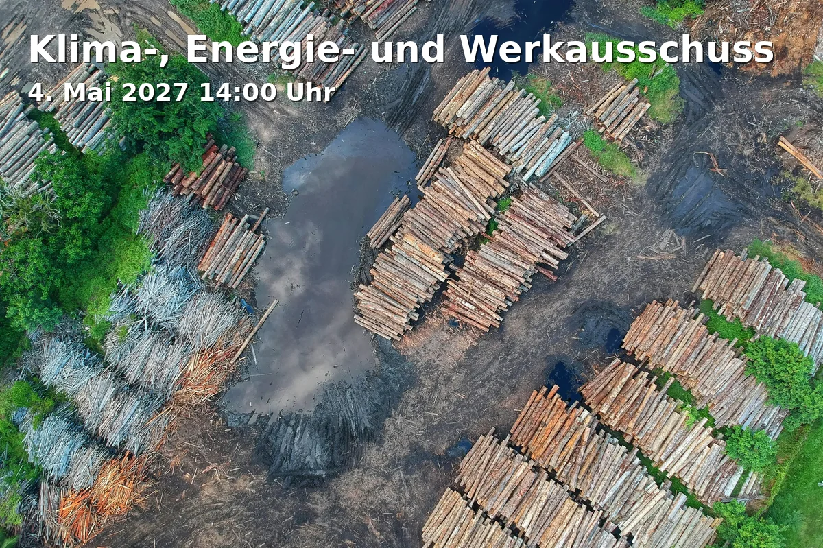 Event: Klima-, Energie- und Werkausschuss in Landratsamt Neu-Ulm, Sitzungssaal 400 on 4. Mai 2027