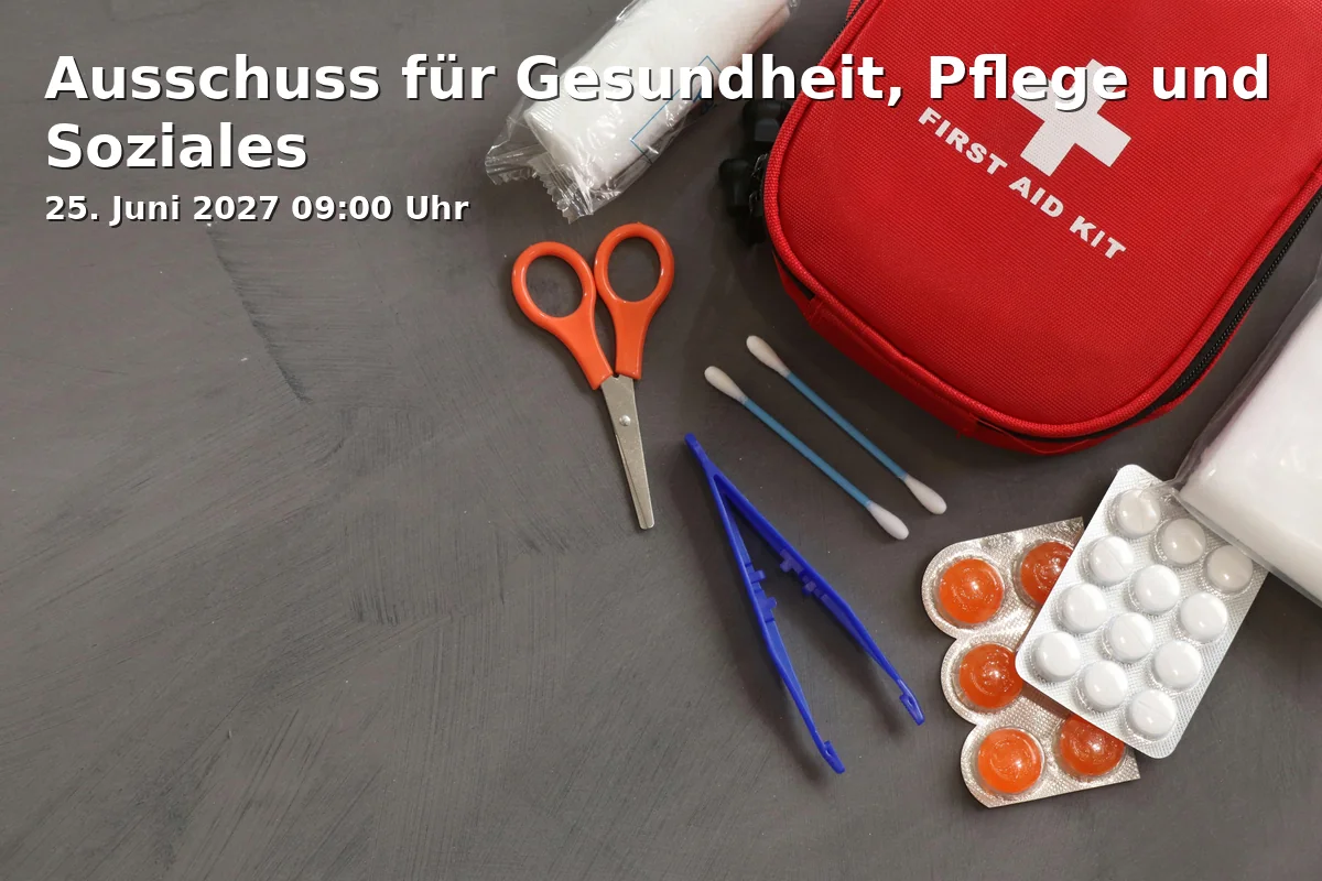 Event: Ausschuss für Gesundheit, Pflege und Soziales in Landratsamt Neu-Ulm, Kantstraße 8, 89231 Neu-Ulm on 25. Juni 2027