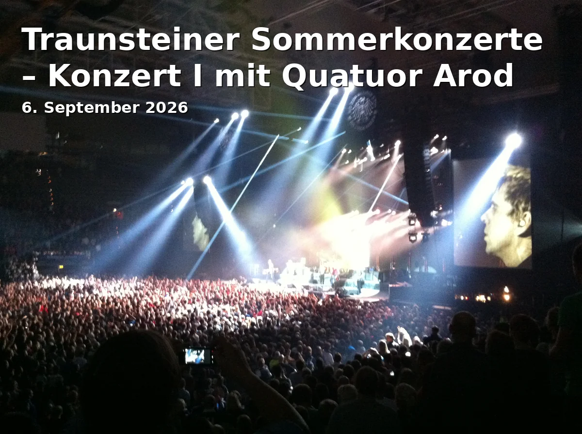 Traunstein Summer Concerts – Concert I with Quatuor Arod
