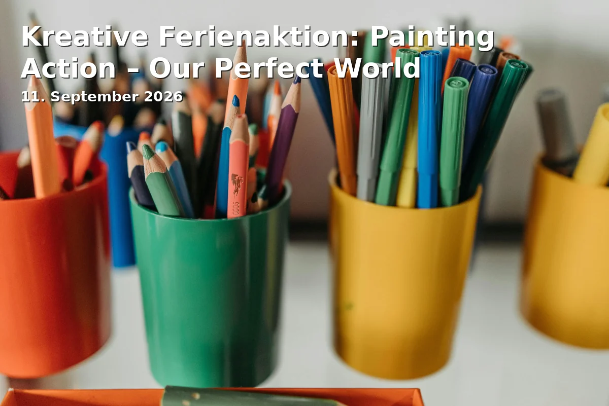 Event: Kreative Ferienaktion: Painting Action – Our Perfect World