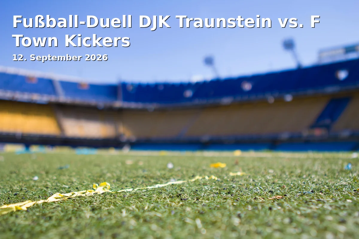 Fußball-Duell DJK Traunstein vs. F Town Kickers