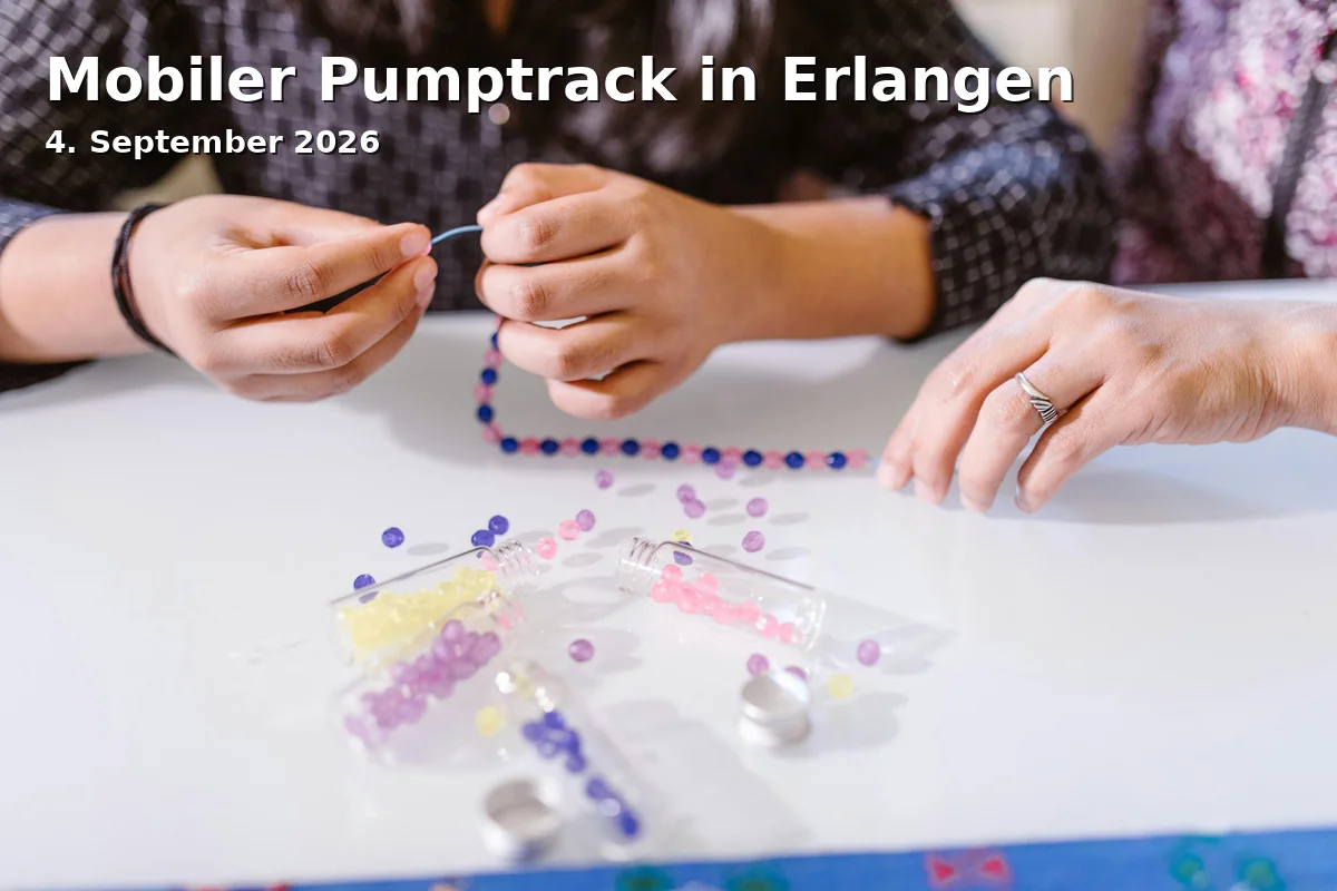 Event: Mobiler Pumptrack in Erlangen in Freizeitanlage Paul-Gordan-Straße, Erlangen on 4. September 2026