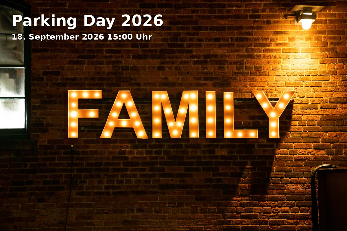 Event: Parking Day 2026 in Bahnhofstraße, Augsburg on 18. September 2026