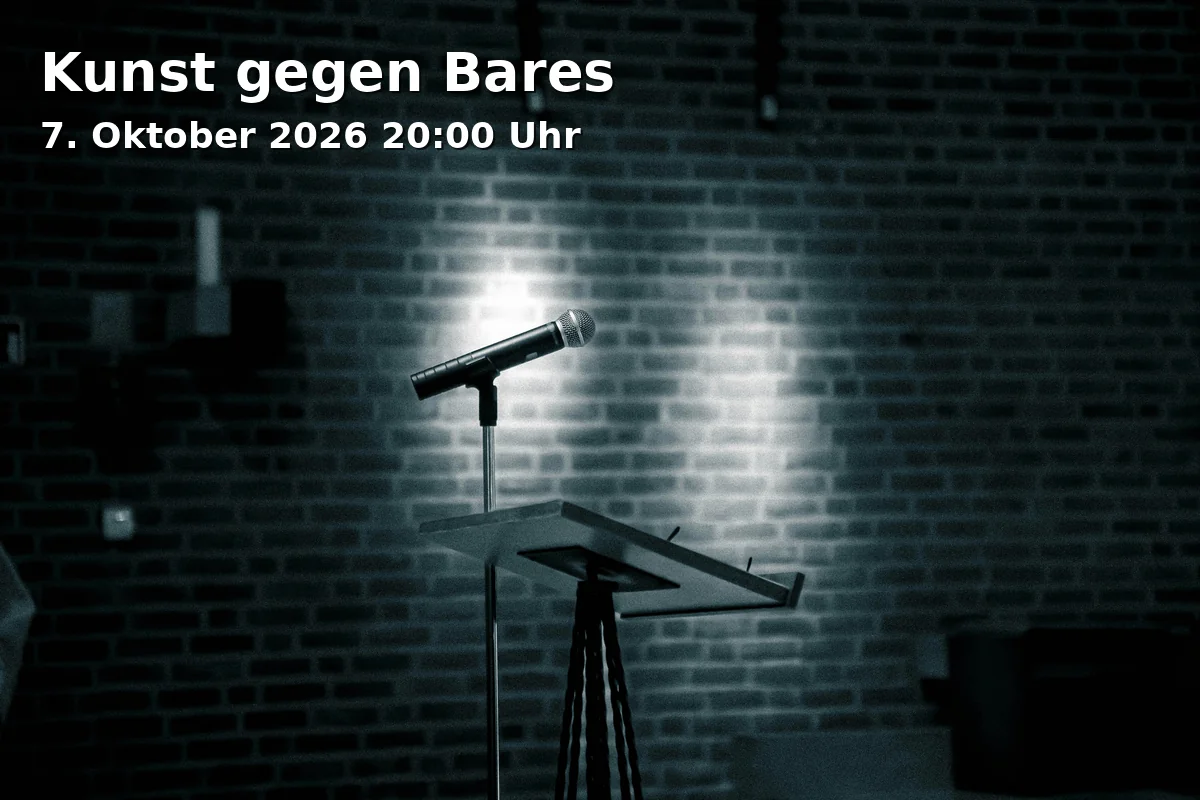 Event: Kunst gegen Bares in Brotfabrik Bühne Bonn, Kreuzstr. 16, 53225 Bonn on 7. Oktober 2026