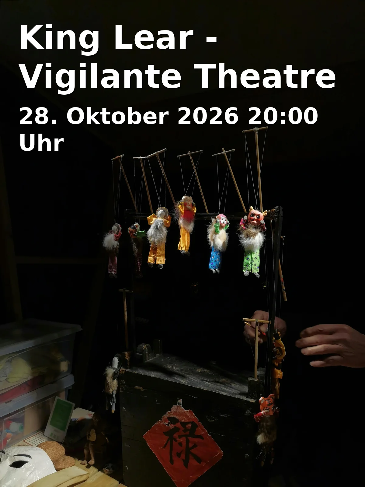 Event: King Lear - Vigilante Theatre in Brotfabrik Bühne Bonn, Kreuzstr. 16, 53225 Bonn on 28. Oktober 2026