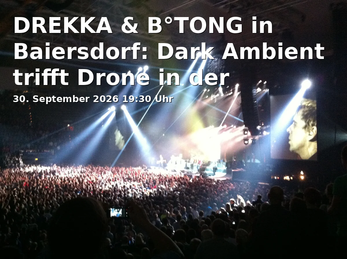 Event: DREKKA & B°TONG in Baiersdorf: Dark Ambient trifft Drone in der Kulturscheune