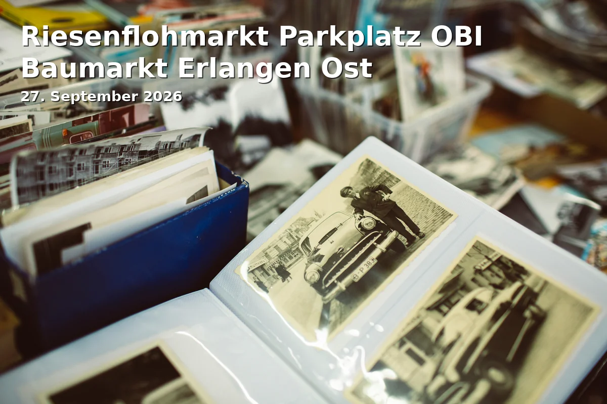 Event: Riesenflohmarkt Parkplatz OBI Baumarkt Erlangen Ost