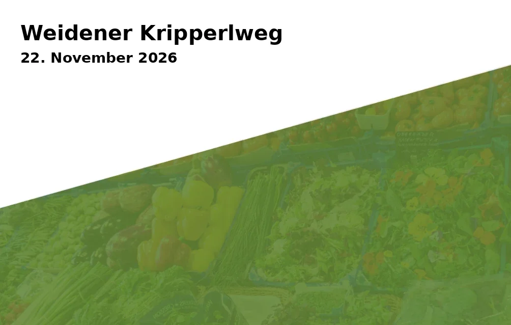 Event: Weidener Kripperlweg in Oberer Markt, 92637 Weiden i.d.OPf. on 22. November 2026