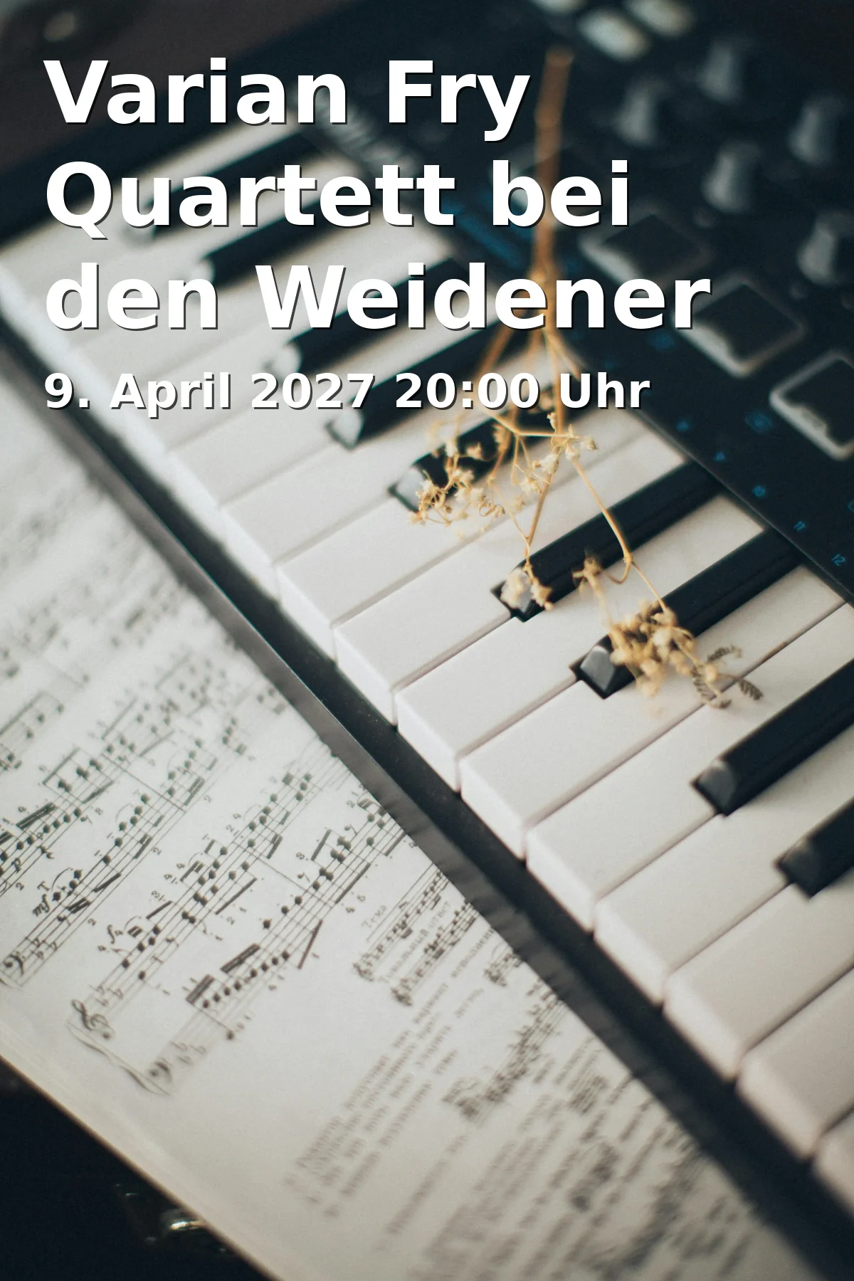 Event: Varian Fry Quartett bei den Weidener Meisterkonzerten in Max-Reger-Halle, Dr.-Pfleger-Straße 17, 92637 Weiden i.d.OPf. on 9. April 2027